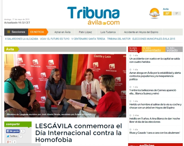 Tribuna-Avila, 15 mayo 2015